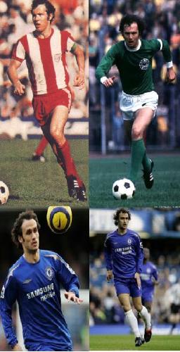 They are clones? - For me: The same Hair Style,the same look,the same style of playing football. For me BeckenBauer and Ricardo Carvalho are the same,lol,Great great players, and for you?Look at the picture