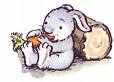Do you eat like bunny or not? - I'm a bunny who knows how to observe the proper etiquette of eating. I make sure that my plate is clean, the table is clean and not one single rice grain or food can be seen on the floor. Its been my habit to eat this clean.