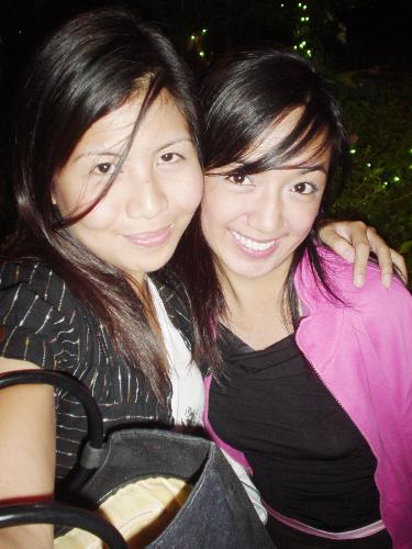 My sistah - Girls bonding in our overnight activity in La Salle College