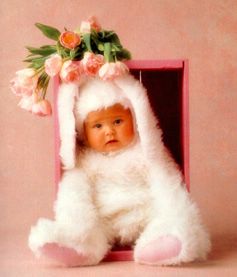 baby bunny - cute baby in bunny costume