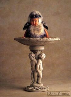 baby bird - baby in a bird costume