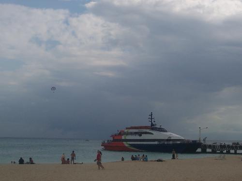 a beach in Mexico - This is a beach in mexico where a cruise boat stopped on