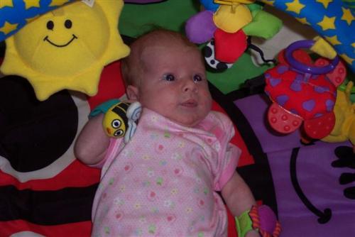 My little grand-daughter - My little grand-daughter, Daniella Lucy, aged 5 weeks.