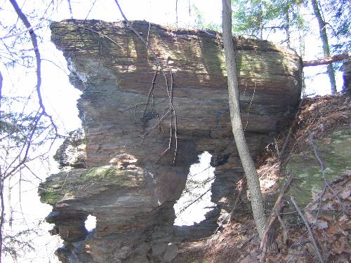 natural arch - found hiking