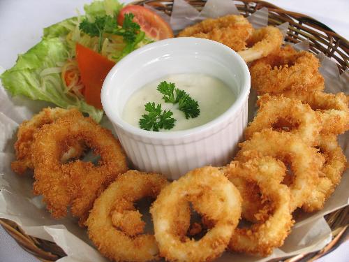 Asian Food - Deep fried calamare