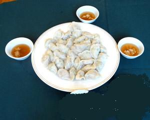 Chinese boiled dumpling - Chinese boiled dumpling, when will you cone to qingdao, you can tast this.