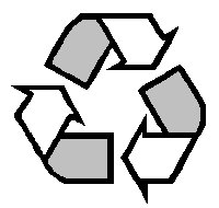 Recycling logo - Do your part to save the earth!