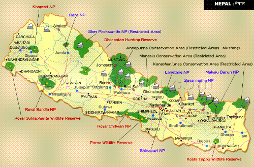 Nepal map - This is the map of nepal.Look at it. Isn't it wonderful? Visit here once in your lifetime
