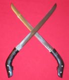 indonesia traditional weapon - twin golok weapon