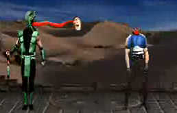 Reptile fatality in MK3 - Reptile fatality in MK3. He uses acid