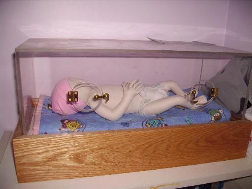 preemie doll - a doll made of the measurements of my preemie when she was born.
