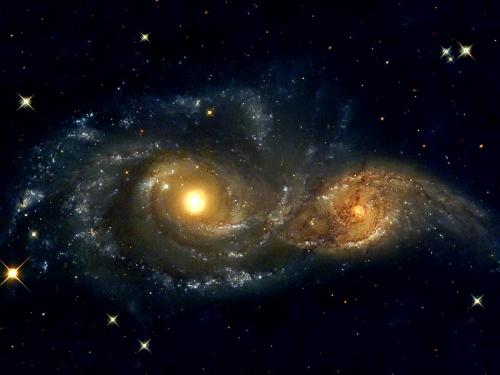 twin galaxies - Photo of twin galaxies