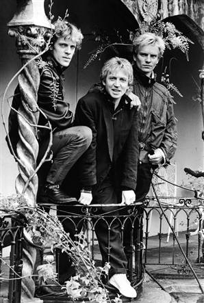 The Police - Funky promo shot announcing the reunion tour.