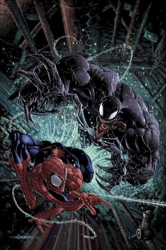 spidy & venom - this is what is supposed to be a scene of spidy 3, but its not gona happen lol.