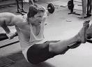 Arnold Schwarzenegger - Arnold Schwarzenegger in gym.