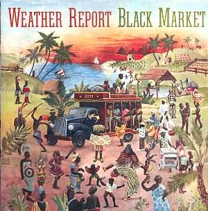 Weather Report-Black Market - Cd Label of Black Marked by weather report.