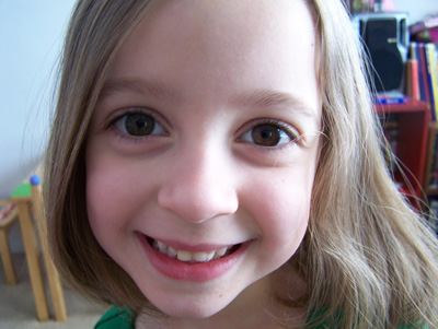 my oldest - Meagan Greer-6 1/2 years old. She is beautiful. I think she is going to be a super model (if she ever grows)
