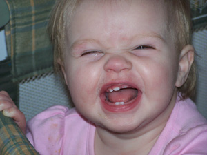 Happy Birthday Baby! - This is my youngest on her 1st birthday. Nora Glenn was born on April 5, 2006 weighing 7lbs 13oz. She is now walking all over and learning to talk. She is the funniest little thing ever. But I might be biased. She adores her big brother and is never lacking for attention in our house.