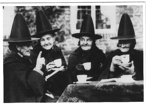 My garden party - A gathering of my friends for tea and talk of certain situations that require our kindly attention. The air is balmy, and the moon is dark.