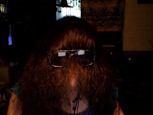A photo of me - This is me being completely silly and doing my best cousin IT impersonation