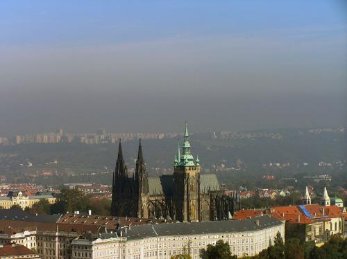 Foggy Atmosphere caused by Carbonl emmisions - The Industrial cities are partly responsible for foggy skies due the carbon emmissions Foggy Atmosphere caused by Carbonl emmisions - The Industrial cities are partly responsible for foggy skies due the carbon emmissions