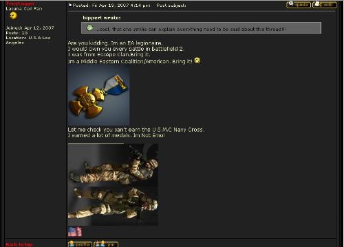 This will get me banned - Somebody talk something bad. It made me mad. now I had my fun. Now Im scared to be banned from a band forum. I have to stop listening to the rock band. and listen to my old bands. Rock Vice city.