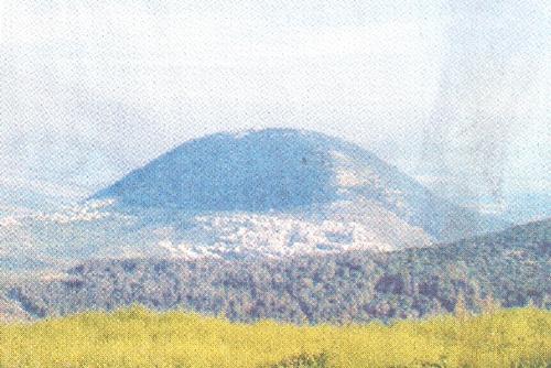 mountain - a ROUND MOUNTAIN.