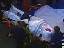 John Corzine in accident - As a result of not wearing his seat belt Governor John Corzine got pretty banged up.