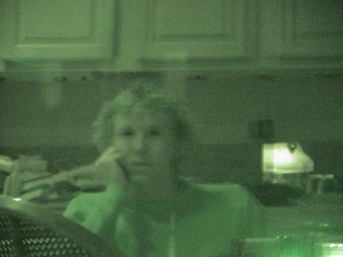 Night Picture - Taken in a sliding glass door at night