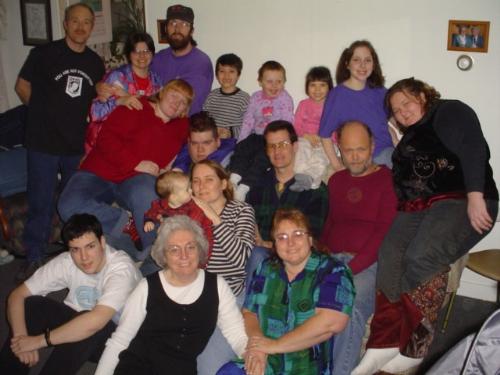 family - My great big goofy family, 4 generations. 
