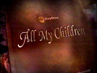 All My Children book - This is a picure of the All My Children book with the new font.