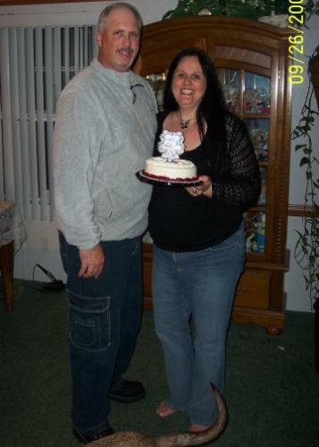 My husband and me on our 25 anniversary - This is my hubby and I on our 25 anniversary.