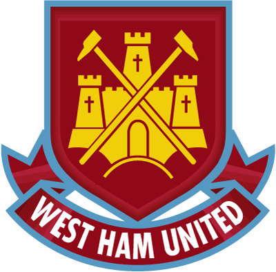 FC West Ham United logo - Logo of the West Ham United footbal club from England.