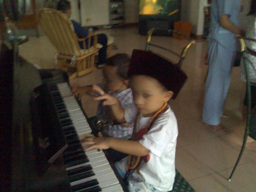 playing together - piano