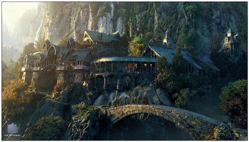 Rivendell - Rivendell in Middle Earth from The Lord of the Rings