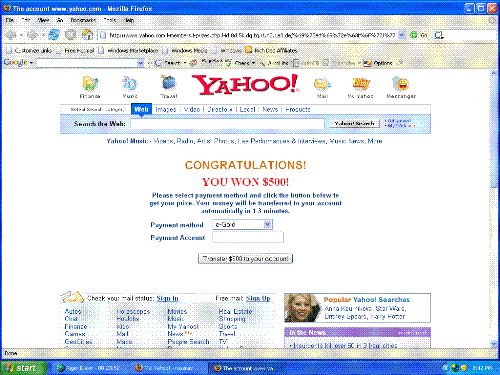 Yahoo winner - Yahoo winner real or scam