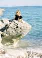 Stranded - A woman 'stranded on an island'