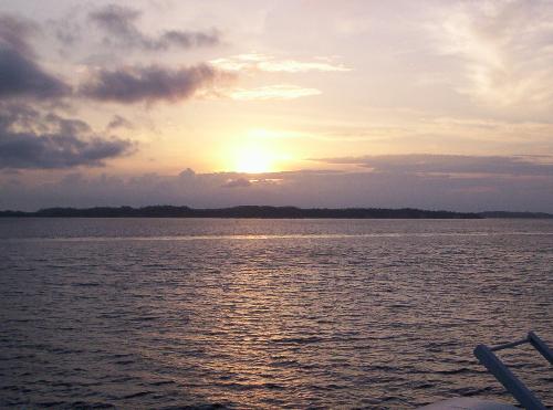 sunset at boracay - See how beautiful boracay in it's sunset. This scene makes someone feel more relax.