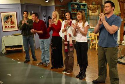 Their last bow - The friends cast take their last bow after the end of season 10s final episode.
