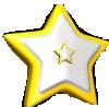 star - white and yellow star