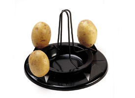 Roasting Rack - A combination poultry/potato roaster allows you to cook a whole bird and bake potatoes at the same time.