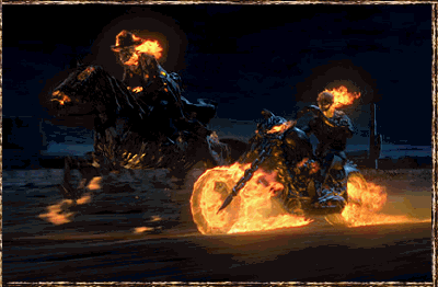 The Last Ride - Carter Slade rides the last ride as the Ghost rider along side of the New Ghost Rider Johnny Blaze. Slade leads the way to Blackheart.