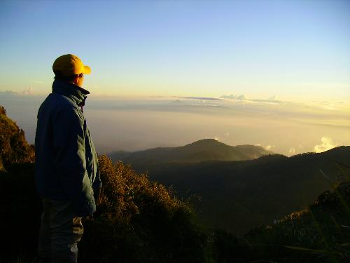 1st time in Mt.Apo - oh God! You're so amazing! -a look at Mt.Matutum from Mt.Apo peak