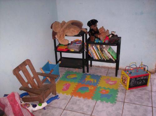 keep it clean - my son´s toy corner which we tidy every day.