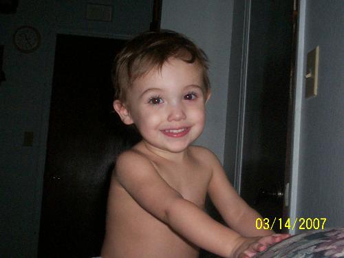 My youngest son Logan  - this is a picture of my youngest son Logan he will be 2 in June 