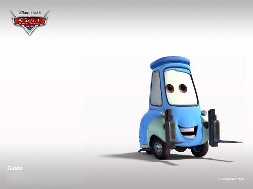 guido di cars! - il migliore personaggio di cars!simpatico!!!
