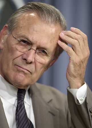 rumsfeld - haha confused