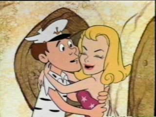 from the Flintstones - This is an image from when the Stevens couple was on the cartoon the Flintstones