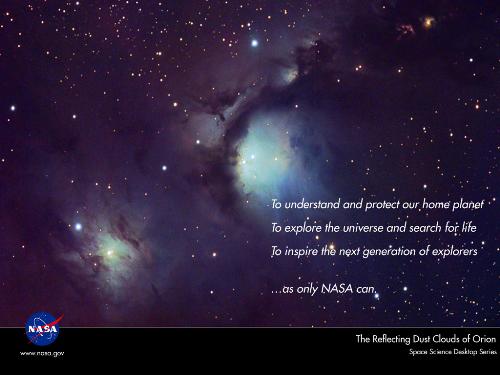 orion nebula - looks like phlegm