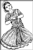 bharat natyam lady - bharat natyam is a classical dance form